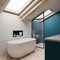 Alfi Brand ALFI brand AB8838 59" White Oval Acrylic Free Standing Soaking Bathtub AB8838 - alternate 9